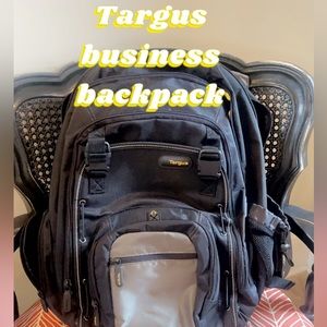 Targus business backpack. Padded spot for laptop.